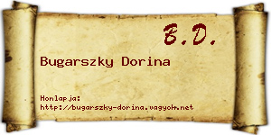 Bugarszky Dorina névjegykártya